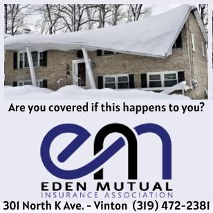 Snow on Collapsed Roof Eden Mutual