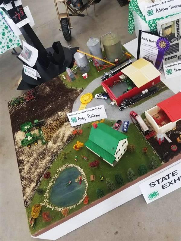 Andy Holthaus' State Fair Entry brings home a blue ribbon from the State Fair