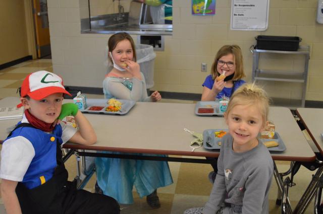 Students at Shellsburg Elementary dressed as their favorite character