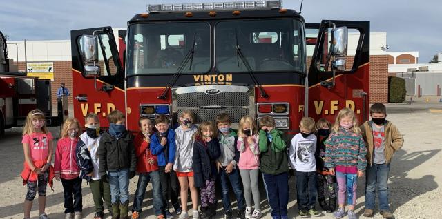 It's Fire Prevention Week at Tilford Elementary