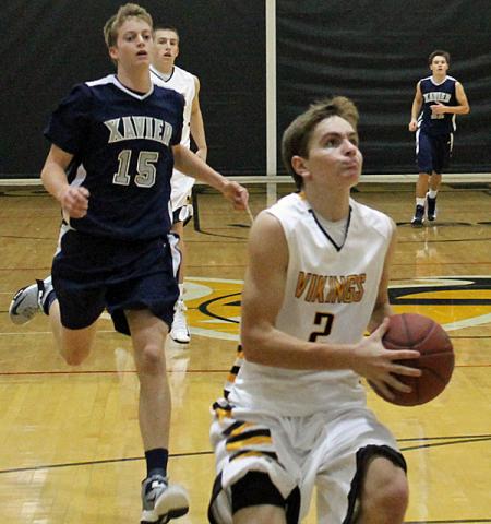 Kelyn Rickels scores.