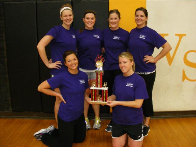 Women's Volleyball League Upper Division Champions: Iron Shed/Hummel's