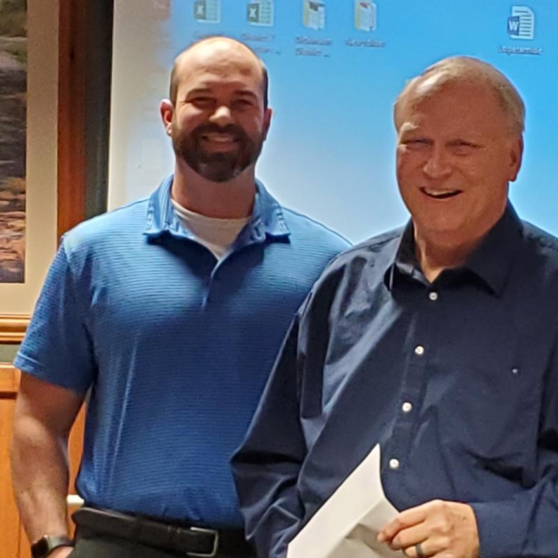 Dick Kerdus recognized for 45 years of service