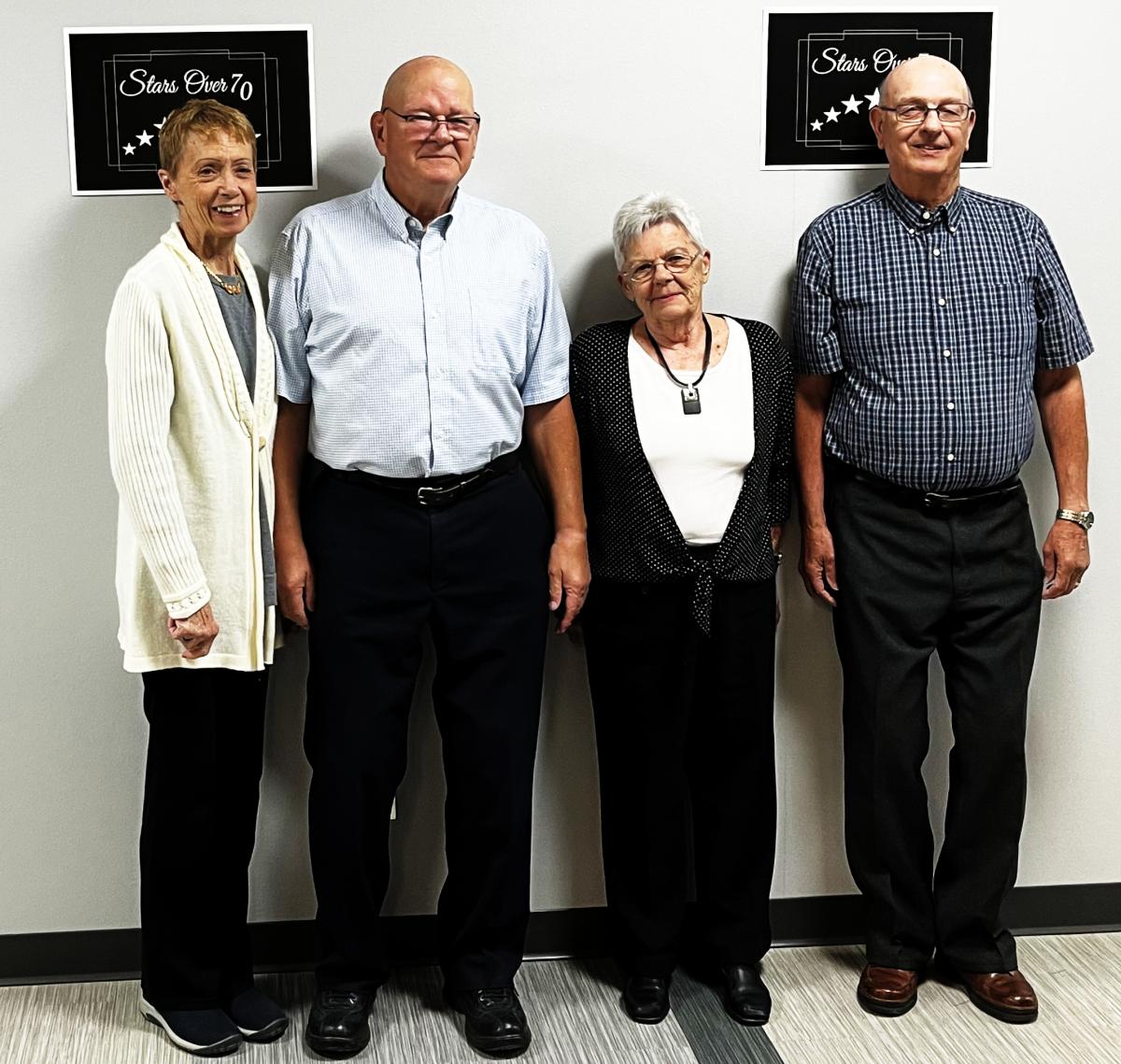 From left to right in the photo: Jane Hrabak, Dave Hrabak, Cindy Ehlen, and Phillip Schwarzkopf.