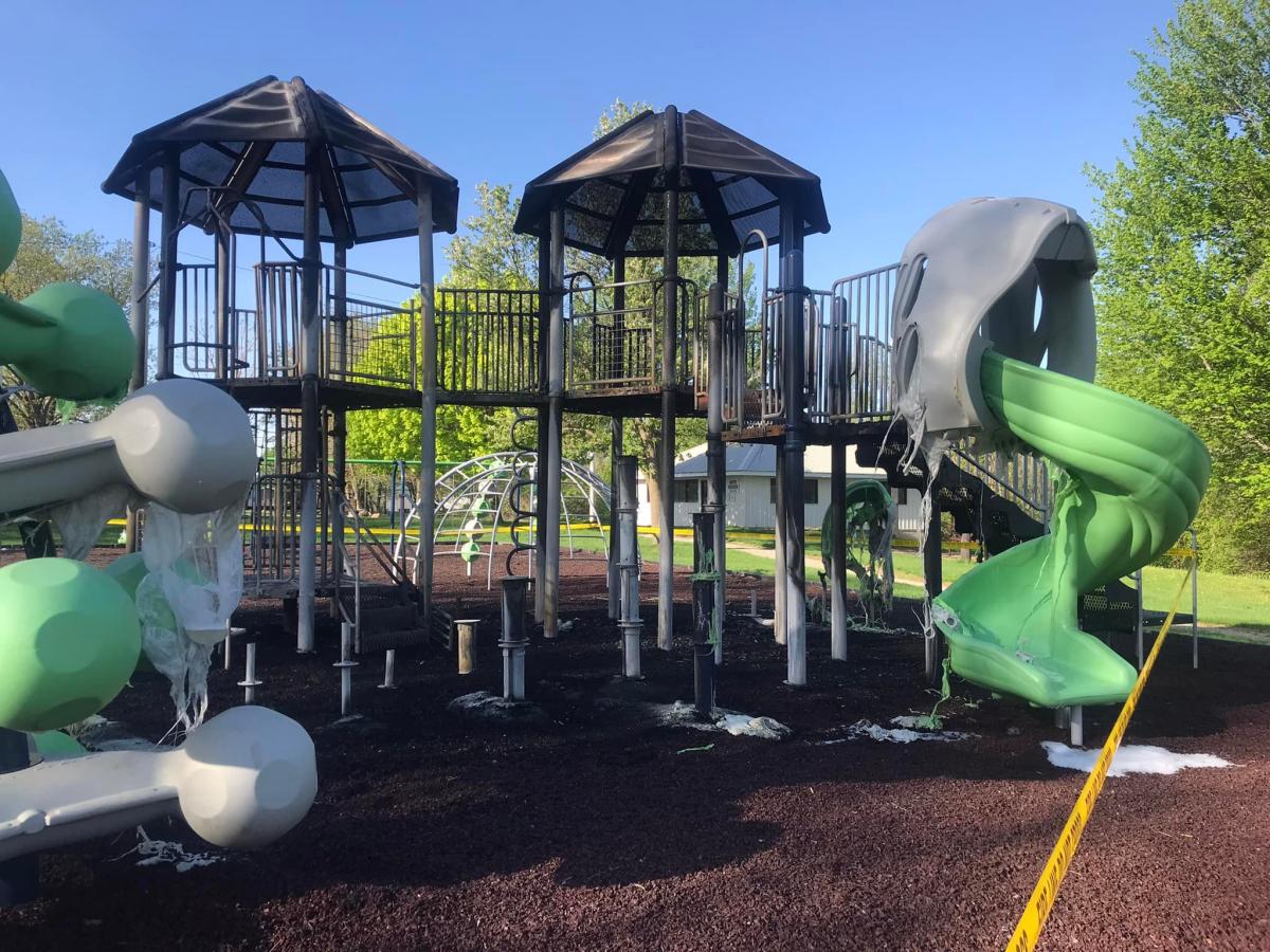 Vinton Parks and Rec Department was attacked by arsonist(s) early Saturday morning