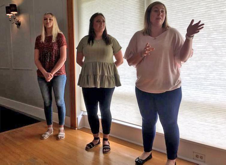 Vinton Kiwanis & Vinton Lions welcomed the new V-S teachers among them are 3 V-S Alumni