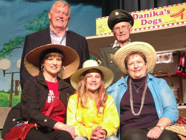 Long-time ACT 1 performer Rick Primmer loves being on stage with his family.