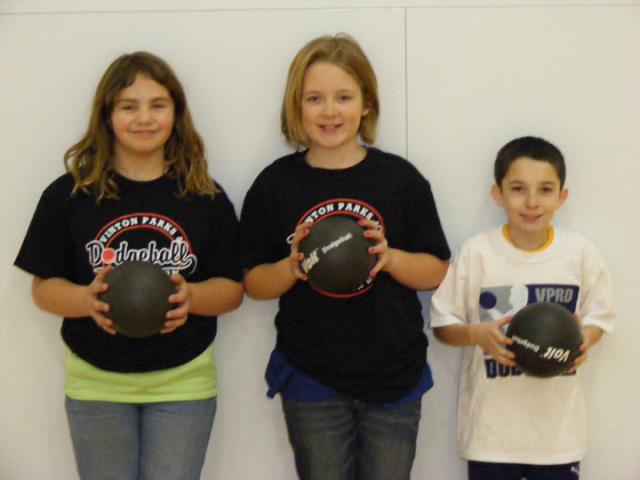 3rd & 4th Grade: (l-r) Hayley Hissong, Valerie Cox, Bryce Kaplan