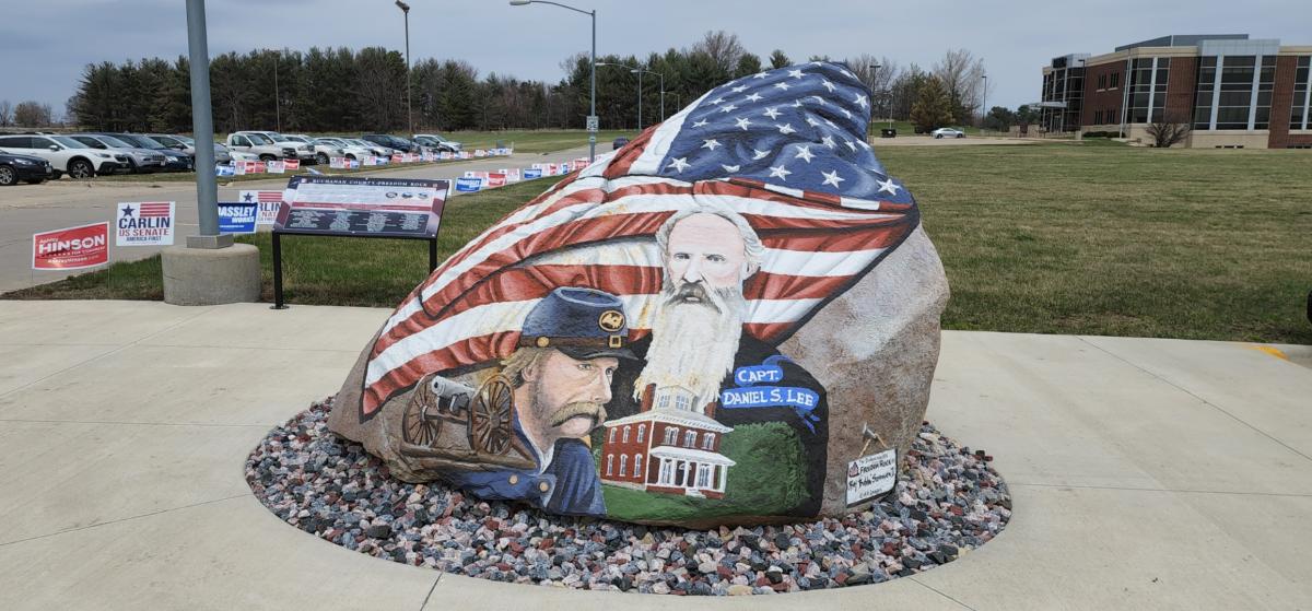 The Buchanan County Freedom Rock at the Heartland Acres Event Center, Independence, IA.