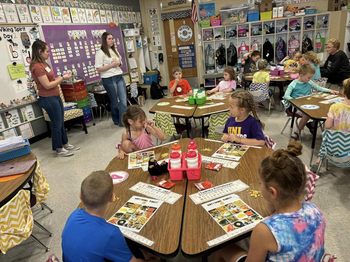 We played Hatching BINGO for our last lesson as a review of everything the students learned over the past four weeks!