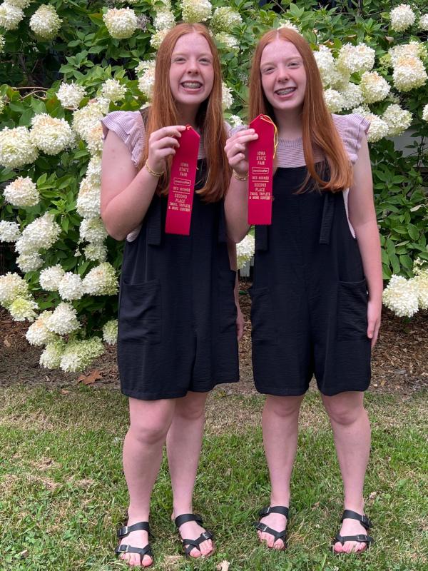 Nora and Jenna Grover continue to bring home ribbons for being