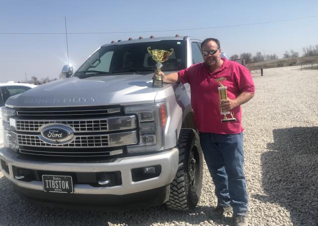 Patten daily driver pickup used when he raced in the Uphill Truck Drag Race last month in Wisconsin
