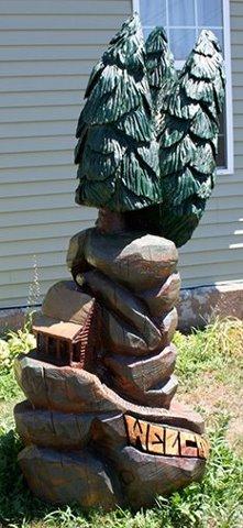 Carving by Brian Parr will be auctioned via silent auction deadline FRIDAY click to see details...
