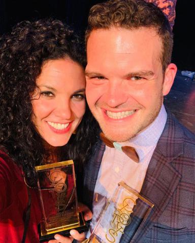 Erin Horst is with Adam Yankowy where both received a Cloris Award