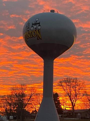 This colors in the sky were captured by an area resident to share with you