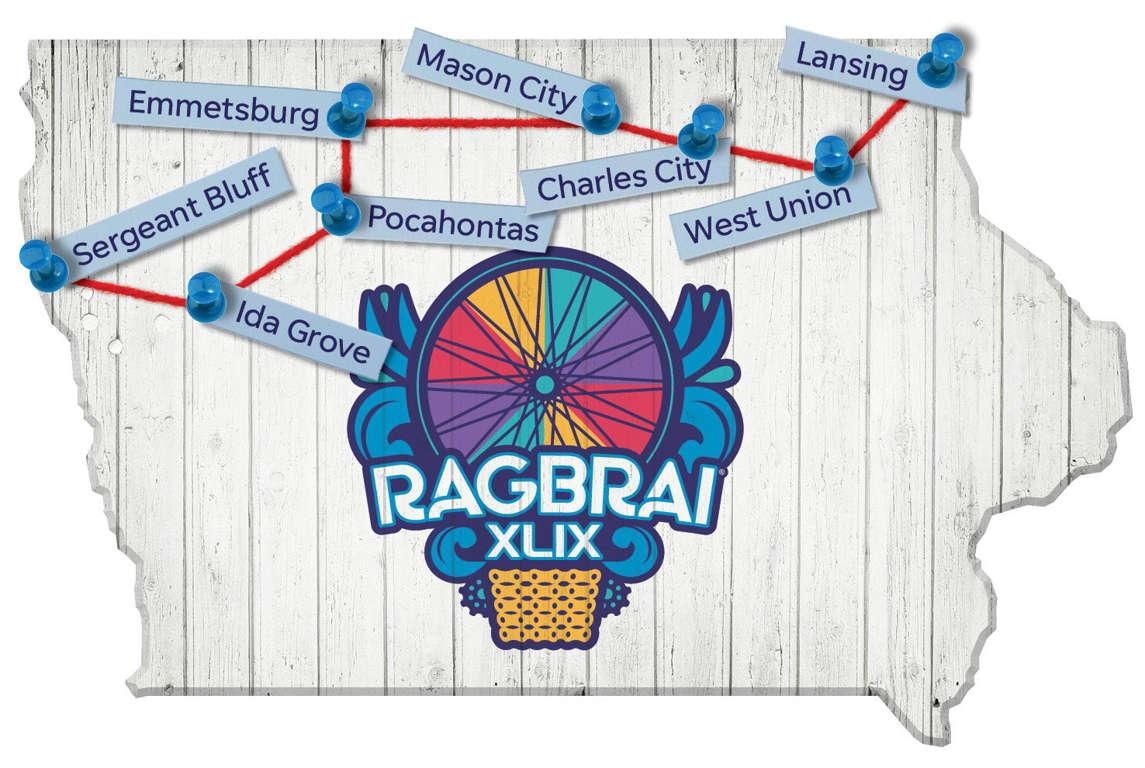 RAGBRAI releases the planned route for 2022