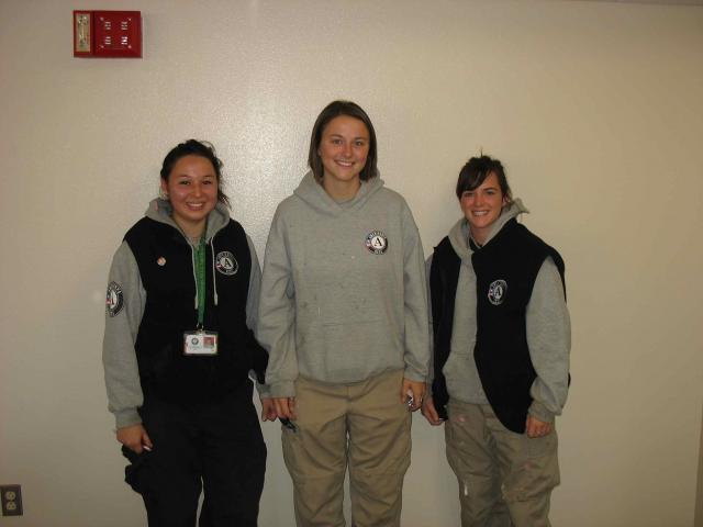 Three Americorps NCC volunteers from the Vinton training center spoke at the November Alpha Psi Tea