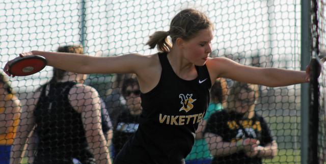 Amanda Dedrick was among the VS athletes who qualified for next week's State Track Meet.