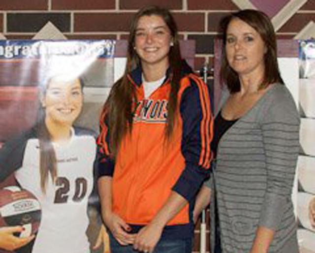 All-Americans: Ali Stark, Mt Vernon volleyball, 2011; & Roxanne Rolland, Vikette basketball, 1984