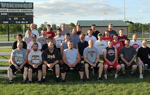 VS Alumni Football: Players prepare for June 16 rematch in Vinton vs. CPU alumni players.