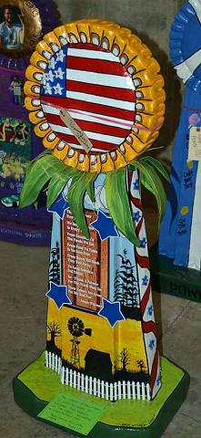 Second place again: Angie Wittmer's State Fair plaster ribbon is runner up again in 2013.