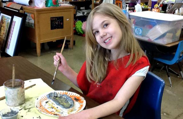 Shellsburg and Tilford art students are sharing their work on Facebook, and at school.
