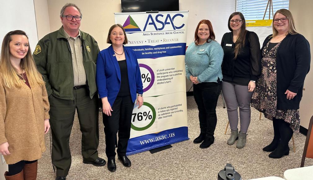 ASAC and area leaders met to discuss possible solutions to substance abuse in the area.