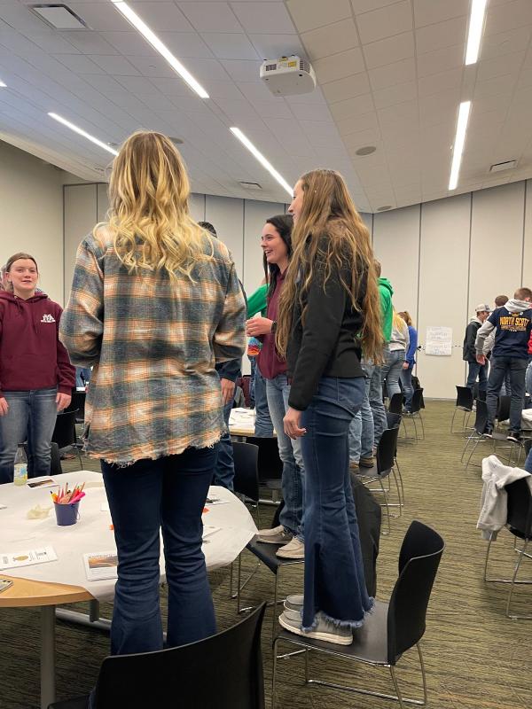 Members started each session yelling as loud as they could “Connect, Care, Creaet”