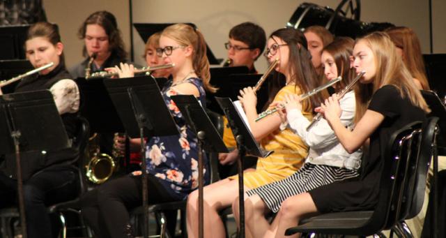 The Vinton Shellsburg Middle School Showcase was held Tuesday evening