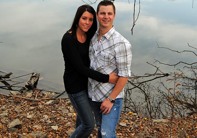 Abby Barron and Brandon Ohlaug