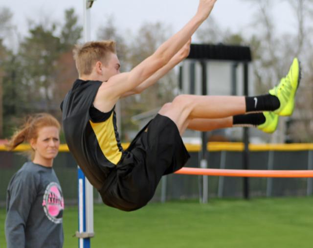 Blake Bohnsack won the 200M hurdles and tied for 4th in the high jump.