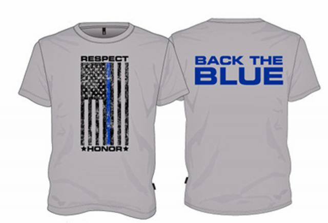 Back the Blue: VS and Union fans can purchase these shirts for the Sept. 2 game in LPC.