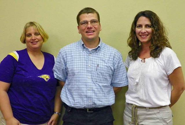 New Better Tomorrows Board members: Kecia Appleby, Pastor Brian Oliver and Trisha Kennedy.