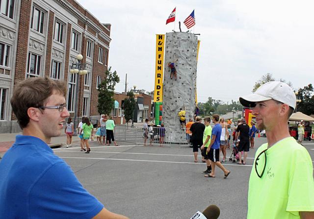 VU Director Nate Hesson, shown here during the 2012 Boomfest, plans to leave VU in a few weeks.