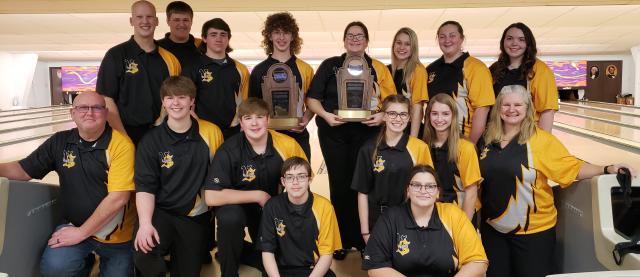 Both V-S Boys and Girls Bowling Teams walk away as WAMAC Champions