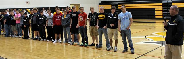 The VS track team won its last four meets; they were honored with other spring sport teams Monday.