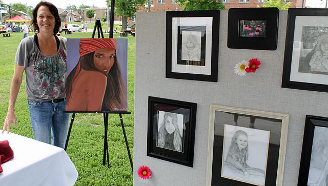 Brenda Kersevich was commissioned to do more paintings after Arts in the Park earlier this month.