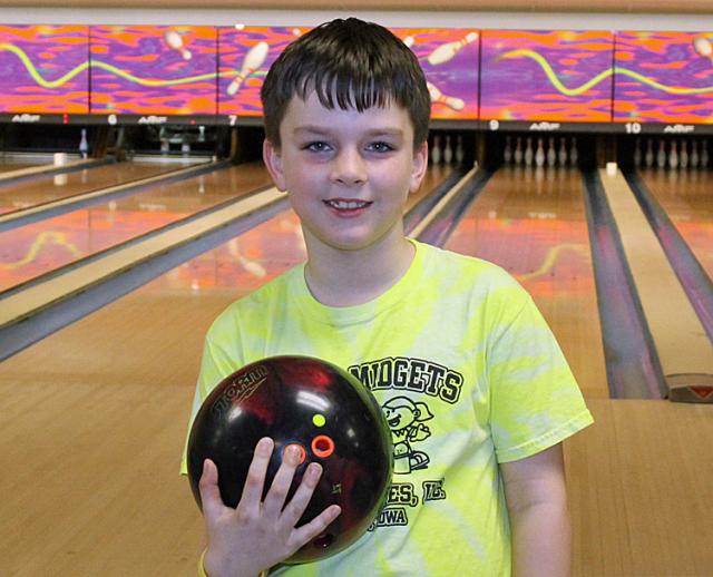 8-year-old Byron Christianson bowled a remarkable 213 to win the Zippy Midgets tournament.