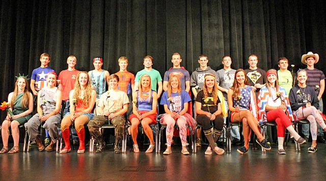 These are the 2014 VSHS Homecoming King and Queen candidates.