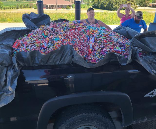 A photo of the Guiness World Record Candy Dash of 2021