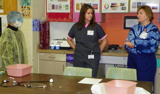 Career Day gave VSMS students a chance to see, and experience, a variety of careers.