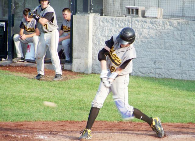 Carson Struve connects for a single in Williamsburg Thursday.
