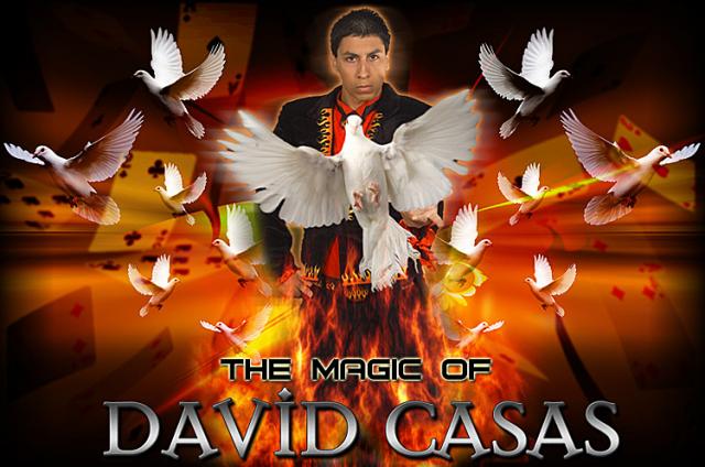 Magician David Casas will bring his birds and cards to Vinton June 17.