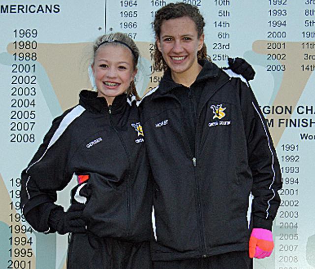 VSHS freshmen Bristi Gerber and Lily Horst advanced to the State Cross Country Meet.