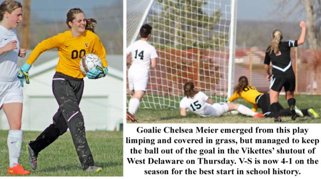 The Vikettes are 4-1 on the soccer season; the team's best start in school history.