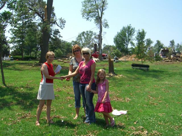 Nature Center receives $796 donation as a result of last weekends Cut-A-Thon