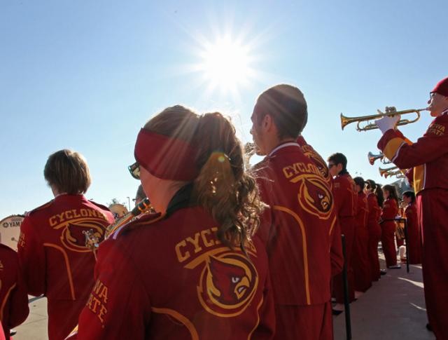Claire Andreesen said her first season with ISU band was challenging and 'most incredible.'
