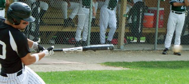 Clint Ferguson doubled down the left field line twice vs. Columbus Monday.