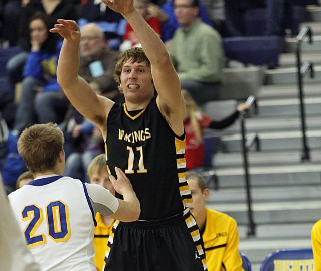 Chris Merchant hit 8-of 10 shots, including 6 3-pointers to help the Vikings's winning rally.