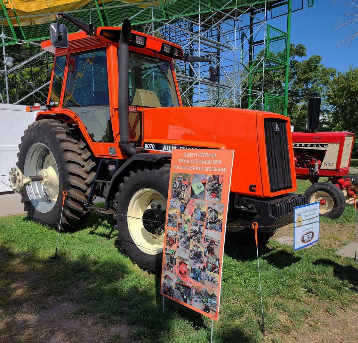 Garrett Coffland's 1985 8070 Allis Chalmers...not just restored...redesigned